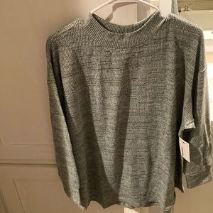 Sonoma long sleeve gray waffle shirt